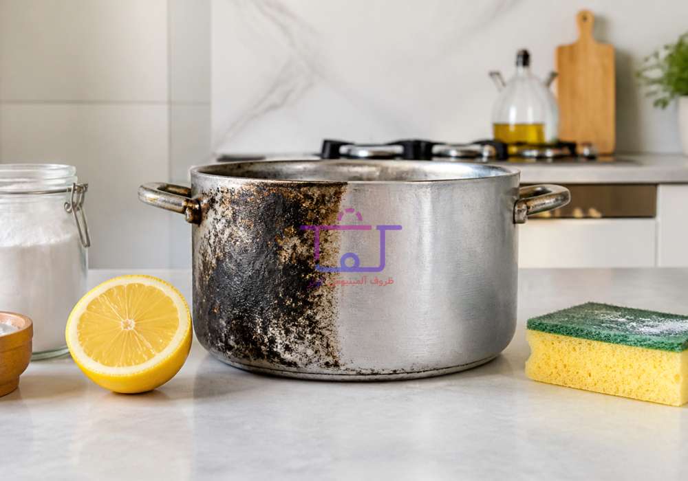 تمیز کردن ظروف آلومینیومی سوخته